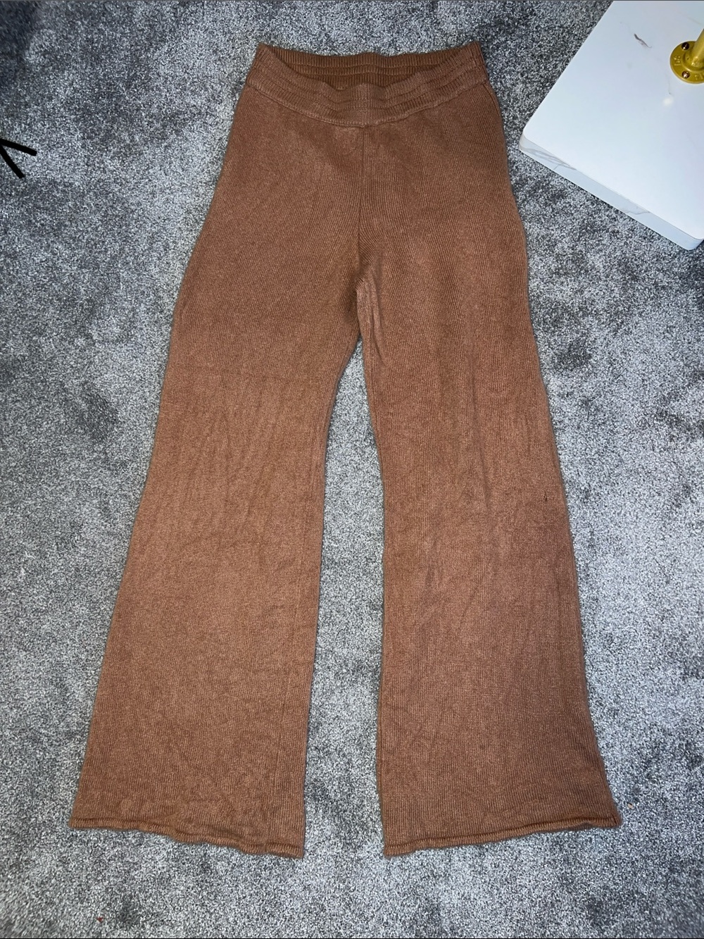 Summersalt Knit Flared Pants Women’s Size S - Picture 2 of 5